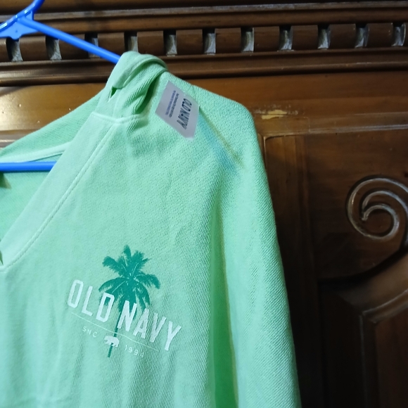 Old Navy Light Green Hoodie, New, XL - Picture 2 of 4